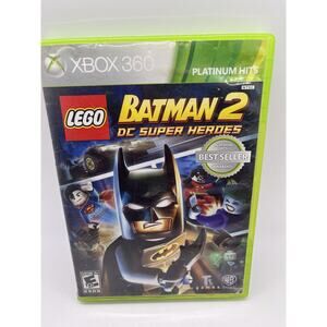 LEGO Batman 2 DC Super Heroes Xbox 360 PH - Complete CIB - Tested